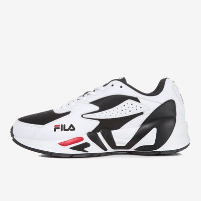 【Luxury】FILA 大LOGO 復古風 運動休閒鞋 鞋底字母造型 籃球鞋 紅白 藍白 黑白 三色 男女款 正品
