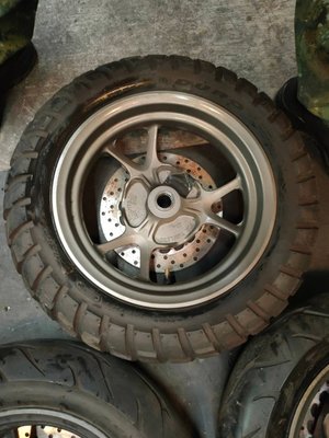 達成拍賣 勁戰 六代 bwsr 12吋 前後 鋁圈 輪圈 輪胎 ABS 碟盤 輪胎皮 巧克力胎 歡迎詢問