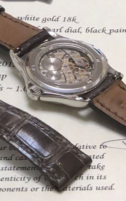 錶友收藏 Parek Philippe 百達翡麗型號:4934G Travel Time 兩地時間鑽錶