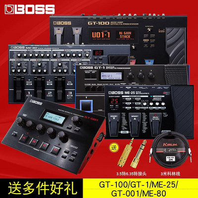 創客優品 【新品推薦】BOSS GT100電吉他效果器GT1 Me-25 ME-80 GT1000踏板式綜合效果器 YP1313