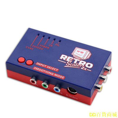 天極TJ百貨RetroScaler2x AV 轉 HDMI 轉接器 PS2/N64/DC/Saturn/MD1 視訊 倍線 轉換器