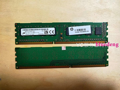 鎂光原廠 4G 1RX8 PC3-12800U 桌機記憶體 4G  DDR3 1600