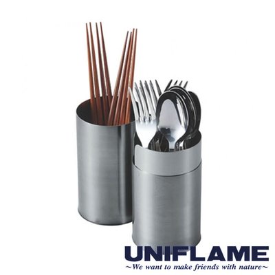 ￼(現貨)日本 UNIFLAME 不鏽鋼筷桶 U723609 筷子 湯匙 叉子(不含餐具)