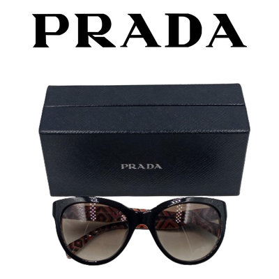 【皮老闆】二手真品 義大利精品 Prada 眼鏡 鏡框 58