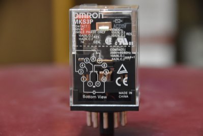 Omron 繼電器 MKS3P 220V 小型電力繼電器