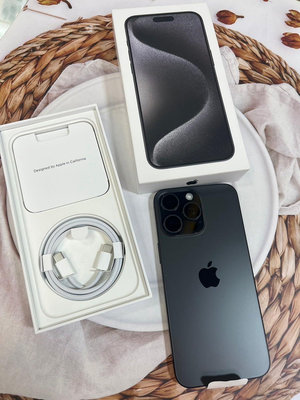 ❤️google五星評️拆封新品️🔥電池100%🔥🍎 Apple iPhone 15Pro256G黑色🍎