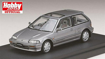1/43 MARK43 本田Honda civic 思域Civic Si(EF 3)灰色樹脂汽車模型擺件