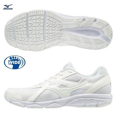 【MIZUNO】~ 美津濃 MAXIMIZER 慢跑鞋 運動鞋 學生鞋 白布鞋 全白 K1GA200201 白色