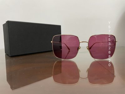 極新 真品 Dior 大框太陽眼鏡STELLAIRE1系列 玫瑰金/紫色 原購價約$15000/特價$6800含運