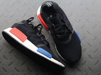 【ST潮鞋館】Adidas Originals NMD_R1 黑蘭紅 編織 襪套 休閒慢跑鞋 男女鞋S79168