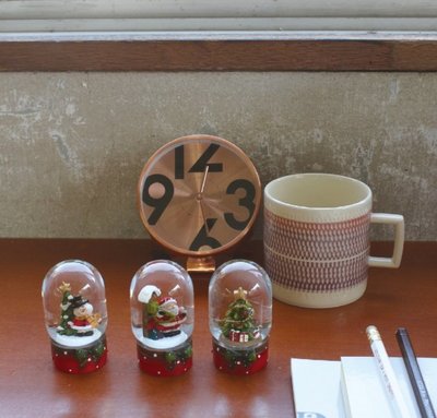 《齊洛瓦鄉村風雜貨》日本雜貨zakka 限量水晶球誕節擺飾 聖誕節裝飾 聖誕節佈置 聖誕老人 雪人 聖誕樹造型下雪水晶球
