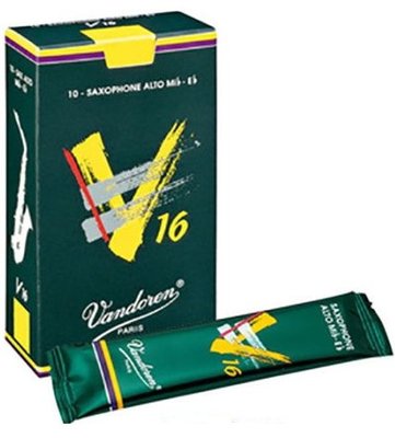 Vandoren 竹片 V16 深綠盒 中音薩克斯風 2號 2 竹片（10片/盒）Alto Sax【型號：SR702】