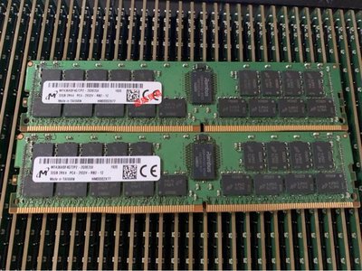 MT鎂光 英睿達 32GB 2RX4 2933Y-RB2 DDR4  ECC REG伺服器記憶體