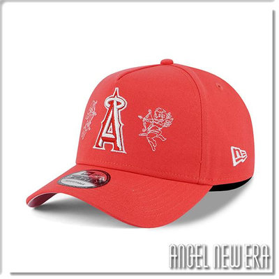 【ANGEL NEW ERA】NEW ERA MLB 洛杉磯 天使 桃紅色 邱比特 情人節 9FORTY 卡車帽