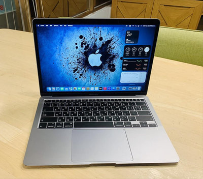 台中 2020年 MacBook Air 13吋 i3 8G 256G 太空灰 灰色 蘋果電腦 72次 沒有盒裝