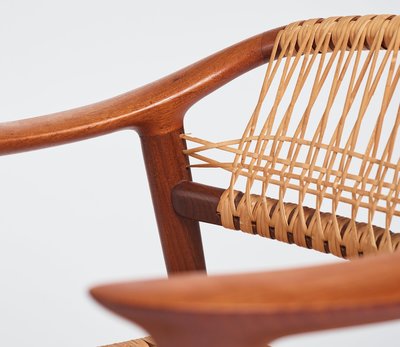 罕見 逸品 挪威 Bambi Chair Rastad &amp; Relling 斑比 藤椅 Wegner juhl 丹麥