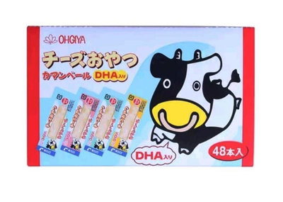 日本 OHGIYA 扇屋 鱈魚起司條 DHA  48入/1盒