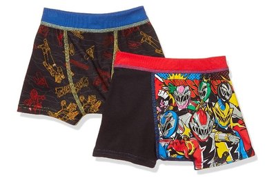 *小栗鼠散步鋪*日本帶回 超級戰隊 騎士龍戰隊 圖案男童四角內褲(一組兩件)，100%棉材質