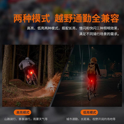 Fenix菲尼克斯BC05R V2.0高亮自行車尾燈USB充電山地車夜間騎行燈