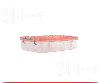 『楷霖』 KEYWAY聯府 K-013 強固型掀蓋整理箱(粉色) 小物收納盒 文具分類盒