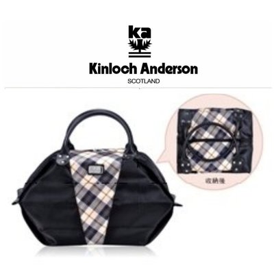 【全新】 Kinloch Anderson 金安德森 格紋手提包 手挽包旅行袋 行李袋 手提袋購物袋收納69 1元起標