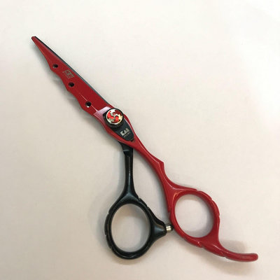 日本 KAI 火匠Kasho 剪刀 理髮沙龍剪刀6.0寸黑紅平剪
