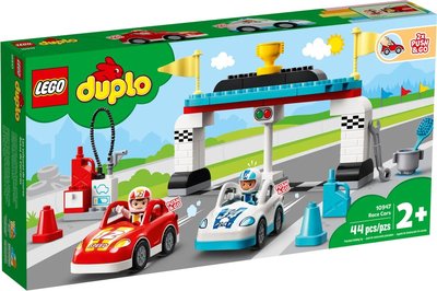 【樂GO】樂高 LEGO 10947 賽車競賽 跑車 車子 DUPLO 得寶 德寶 玩具 積木 寶寶 禮物 正版全新