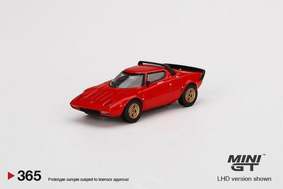 MINIGT 164 #365 Lancia Stratos HF Stradale 藍旗亞汽車模型