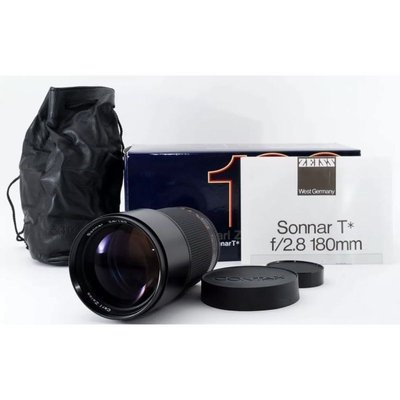 Contax Carl Zeiss Sonnar T* 180mm F2.8 MMG Lens for C/Y