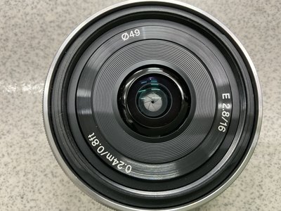 [保固一年] [高雄明豐] SONY E 16mm f2.8 定焦鏡 E-Mount  便宜賣 [i1401]