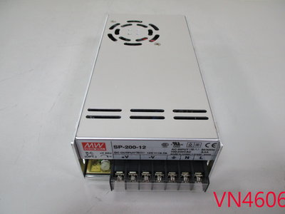 【全冠】明緯 SP-200-12 電源供應器 電源轉換器 12V 16.7A 700元/顆(VN4606)