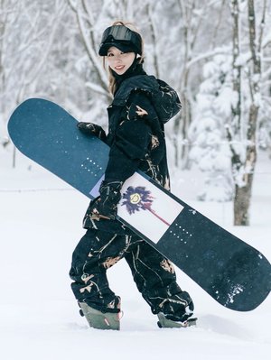 傲天極限2122新款DC x MOSSY合作款滑雪服套頭雪褲套裝單板男女款*特價