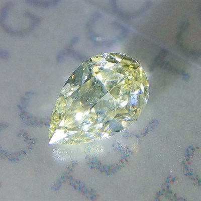 【台北周先生】天然Fancy綠色鑽石 0.41克拉 綠鑽 水滴切割 璀璨耀眼 VVS~IF淨度 送證書