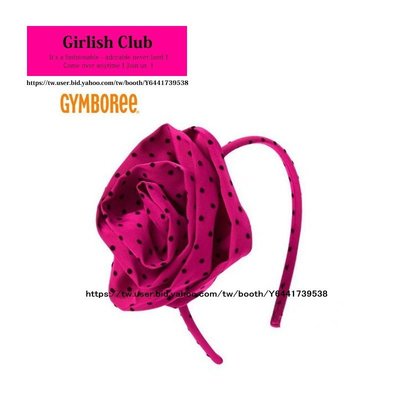 【Girlish Club】gymboree女童花朵髮圈髮夾(c347)amber merry jane一九一元起標