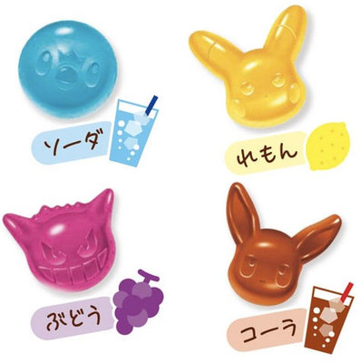 pokemon零食現貨🍬皮卡丘軟糖🍬 伊布 波加曼 耿鬼 寶可夢糖果 LOTTE樂天 80g 夾鏈袋 日本製