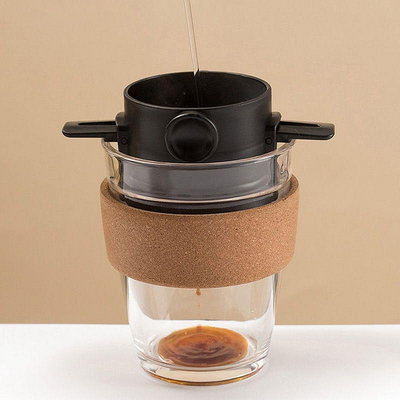便攜式折疊手沖咖啡濾杯 小天使掛耳咖啡過濾器 咖啡漏斗濾網濾紙