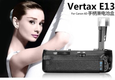~阿翔小舖~品色Pixel Vertax E-13 Canon 6D電池手把 公司貨 相容原廠BG-E13垂直手把