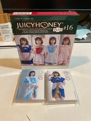 2022 Juicy Honey Plus 16  伊藤舞雪、本鄉愛、小倉七海、楓富愛 72張/套 (有盒)