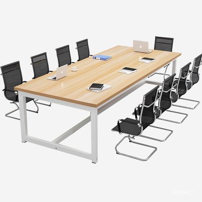 意尚格會議桌6人8人10人簡約現代辦公桌長條桌洽談桌員工培訓桌大小型定做