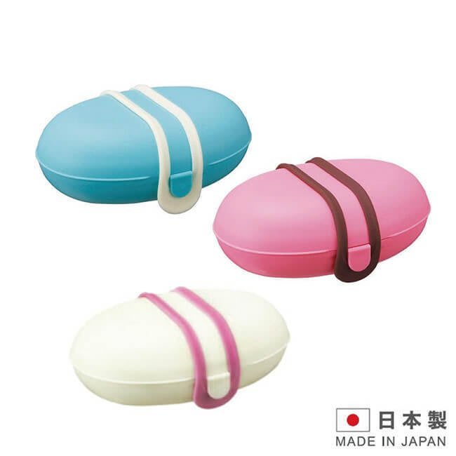 Id物聯舖 日本製 Marna攜帶式肥皂盒肥皂架 紅 藍 白 顏色隨機 Mar W445 Yahoo奇摩拍賣
