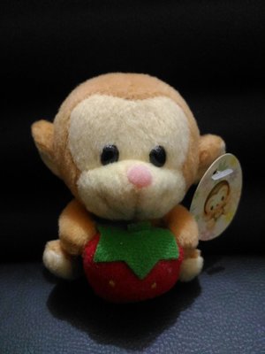 【0286】絨毛玩偶 娃娃 猴子 吊飾 二手
