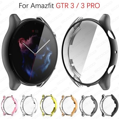 XIAOMI 適用於小米華米 Amazfit GTR 3/3Pro 智能手錶的鍍鋅 TPU 屏幕保護殼