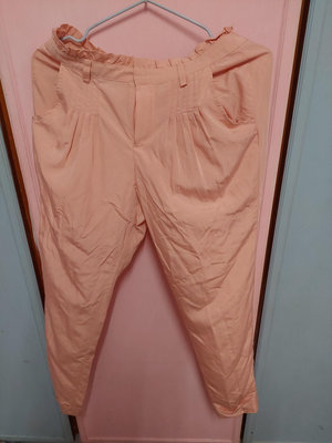 DITA粉紅色超薄涼感長褲