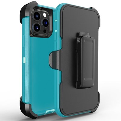 GMO  2免運蘋果iPhone XS Max 6.5吋軍用超防摔內PC+外TPU可無線充電 藍綠手機殼套保護殼套