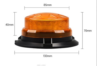 機車-汽車貨車-卡車LED紅光-黃色-磁吸頻閃燈-交通警示燈旋轉-圓形工程校點菸器車頂燈-強力磁鐵-9V-12V-30V