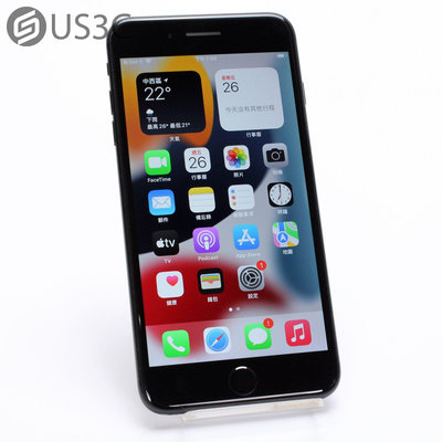 【US3C-台南店】【一元起標】台灣公司貨 Apple iPhone 7 Plus 128G 5.5吋 黑色 RetinaHD顯示器 IP67防水防塵 二手手機