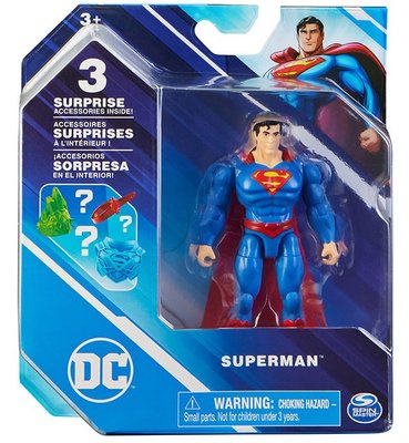 DC 4吋人偶 4吋可動人偶 超人 SUPERMAN DC正義聯盟 BATMAN 6056331 正版在台現貨