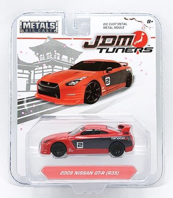 【秉田屋】現貨 Jada Toys JDM Nissan 日產 GT-R GTR R35 2009 紅 1/64