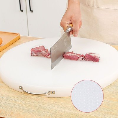 加厚圓形菜板防霉方菌塑料PE砧板刀板案板菜墩肉墩面板家用切菜板~特價