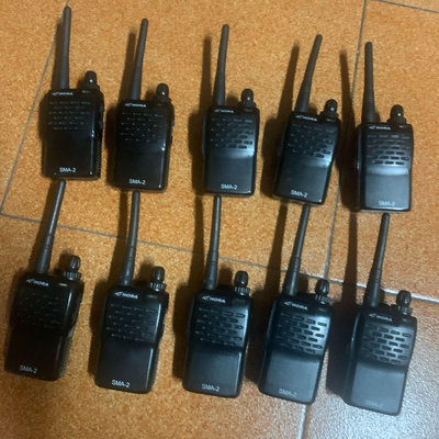 9支二手HORA SMA-2 小型無線電 迷你對講機 手持對講機  工地 外場服務用